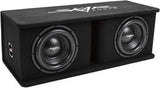 Skar Audio Dual 12 Complete 2,400 Watt SDR Series Subwoofer Bass Package – Includes Loaded Enclosure with Amplifier