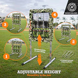 ALAGPRO? The Original 9 Hole Pitching Net with Strike Zone Pocket | Pitching Target for Baseball & Softball Pitchers